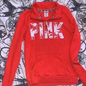 Pink victoria secret quarter zip!